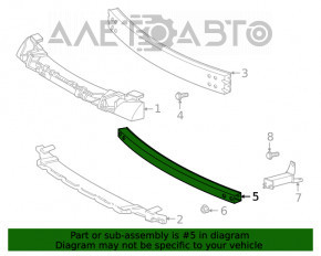 Toyota Highlander 20-22 Front Bumper Lower Reinforcement