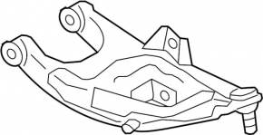 Rear right control arm for Nissan Armada 17-24