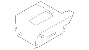 Radio tape recorder BMW X5 F15 14-18 for navigation, without rear monitors
