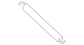 Trunk lid hinge spring left Toyota Camry v70 18-24