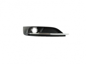 Left bumper grille Chrysler 200 11-14 chrome under fog lights