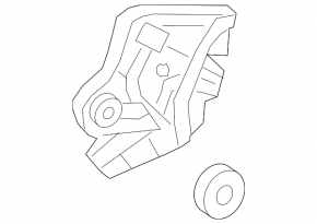 Rear right door lock Lexus RX350 RX450h 16-22