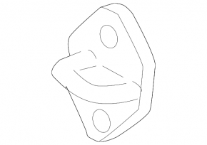 Rear left door lock bracket Toyota Rav4 19-22