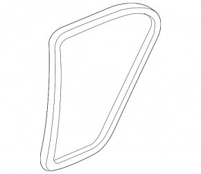 Door seal rear right Honda Accord 13-17