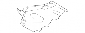 Underbody protection front left Audi Q5 80A 18-24