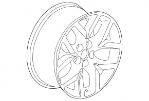 Wheel disk iron R19 Chevrolet Impala 14-20 type 2