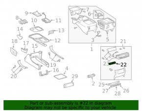 Lexus GX470 Rear Headphone Jack 03-06