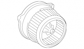 Motor fan rear heater Toyota Sienna 21-25