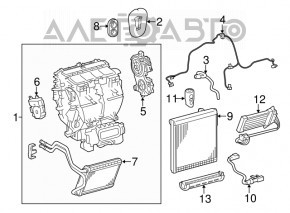 Heater Toyota Highlander 14-19