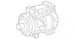 Lexus GX460 10-21 Air Conditioning Compressor