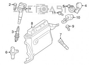 Toyota Prius 30 10-10 ECU engine computer
