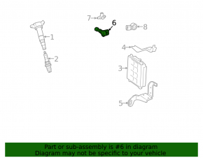 Lexus RX350 Crankshaft Position Sensor 10-15