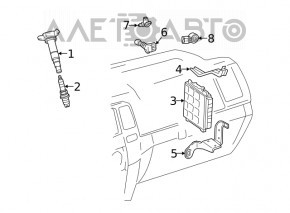 Lexus RX350 Crankshaft Position Sensor 10-15