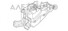 Hyundai Sonata 20 underhood fuse box housing - lower part