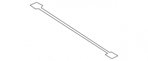 Wiring for the front bumper of a Mercedes W166 ML 12-15 without parking sensors, for a camera