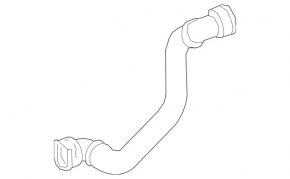Lower cooling hose for Mercedes GLC 300/350e 16-19