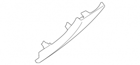 Ford Mustang mk6 15-23 gray lower right front panel trim