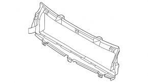 Upper radiator deflector for Land Rover Discovery Sport 2020-23, 2.0