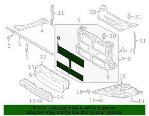 Ford Escape MK4 20-22 Radiator Shutters Separately