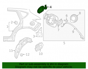 Mazda CX-50 23-25 Fuel Filler Cap