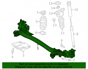 Mazda CX-50 rear beam 23-25 for R17
