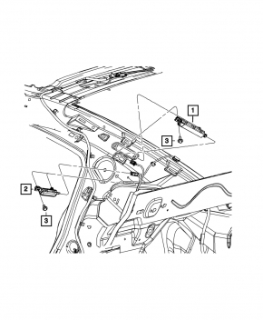 CAPACITOR ANTENNA Dodge Challenger 11-23