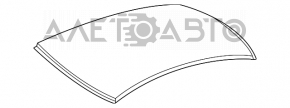 Metal roof for Mercedes W211 with sunroof