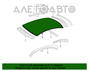 Metal roof for Mercedes W211 with sunroof