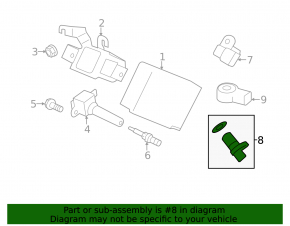 Subaru BRZ 13-20 2.0 Camshaft Position Sensor