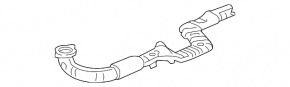 Chevrolet Volt 16- exhaust pipe