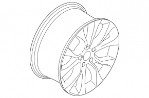 Wheel disk R19 x 9J BMW X5 F15 14-18 450 style