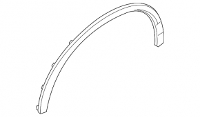 Front left wing arch trim Volvo XC90 16-22 scratches