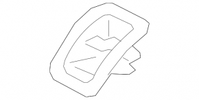 Isofix rear seat cover for Audi A6 C7 12-18 beige