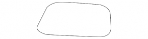 Right headlight washer cap for Audi A7 19-25 S-line