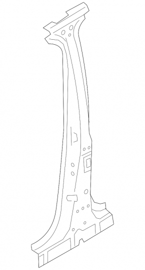 The central left body pillar of the Audi E-Tron 19-23 on the body
