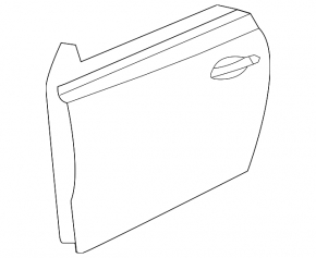 Bare front left door VW Beetle 12-19