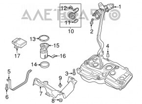 Fuel pump for the VW Tiguan 18-18 fwd