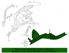 Front right quarter panel Hyundai Sonata 20-23 Korea