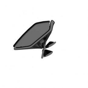 Jeep Grand Cherokee WK2 16-22 black door-glass molding, central, front left