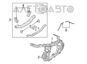 TV strut left Chrysler 200 11-14
