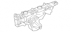 Front bumper mount (bumper-wing) right Audi A3 22-25