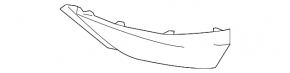 Front bumper lip right Mercedes GLS-class X166 13-16 structure