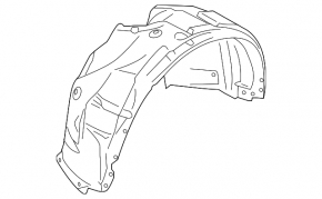 Front right fender liner Lincoln Nautilus 19-23