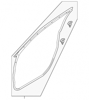 Front right door seal Mazda CX-5 13-16