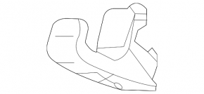 VW Taos 22-25 luggage rack hook