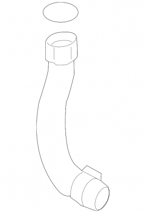 Air duct for Volvo XC90 16-25 type 2 filter