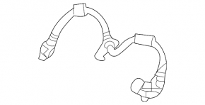 Front left brake hose for Volvo XC60 18-25 air suspension