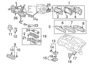 Cigarette Lighter Center Console Acura ILX 13-