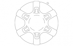Wheel disk R20 Toyota Sequoia 08-16 chrome