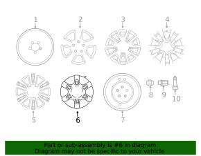 Wheel disk R20 Toyota Sequoia 08-16 chrome